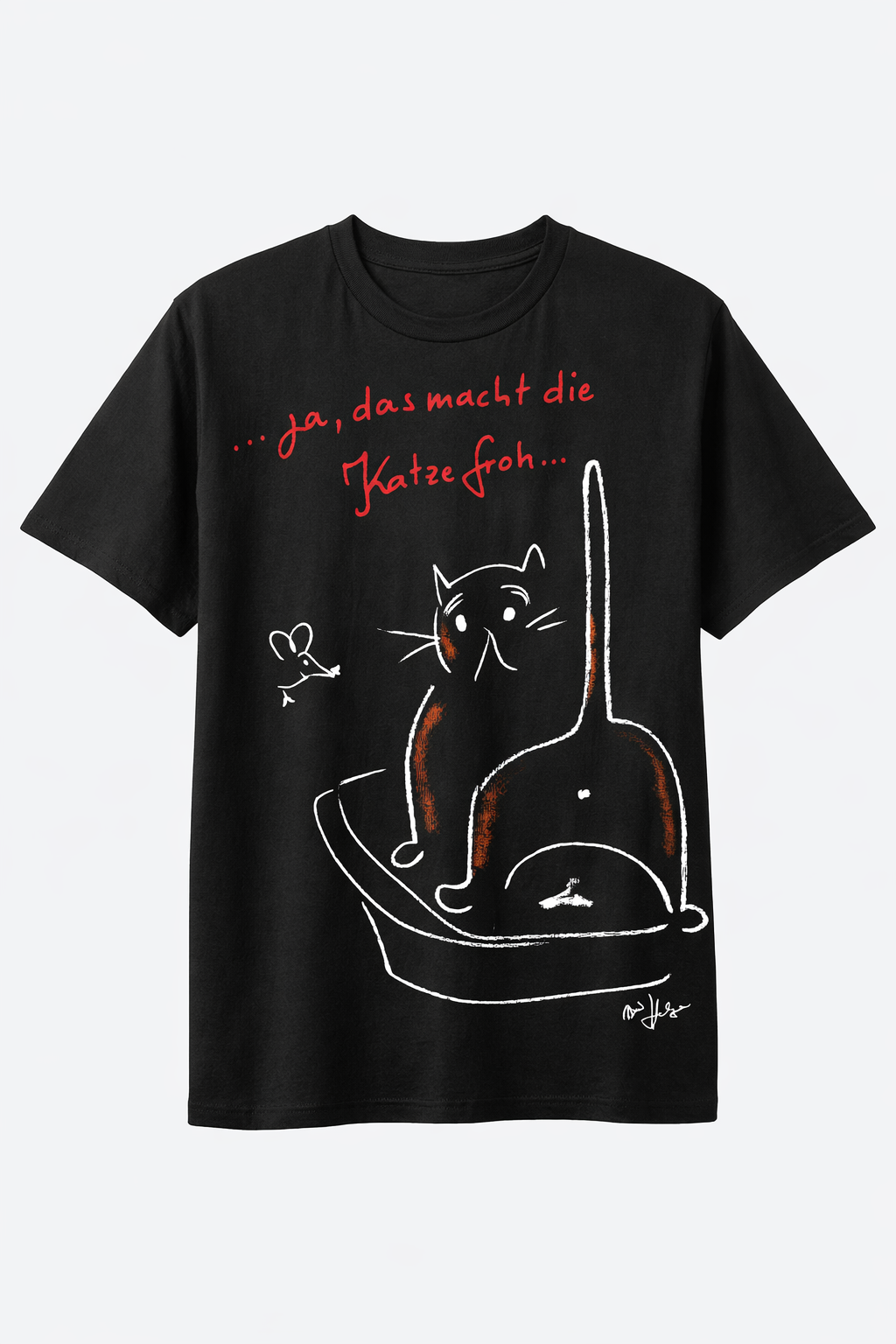 T-Shirt "Katzefroh"