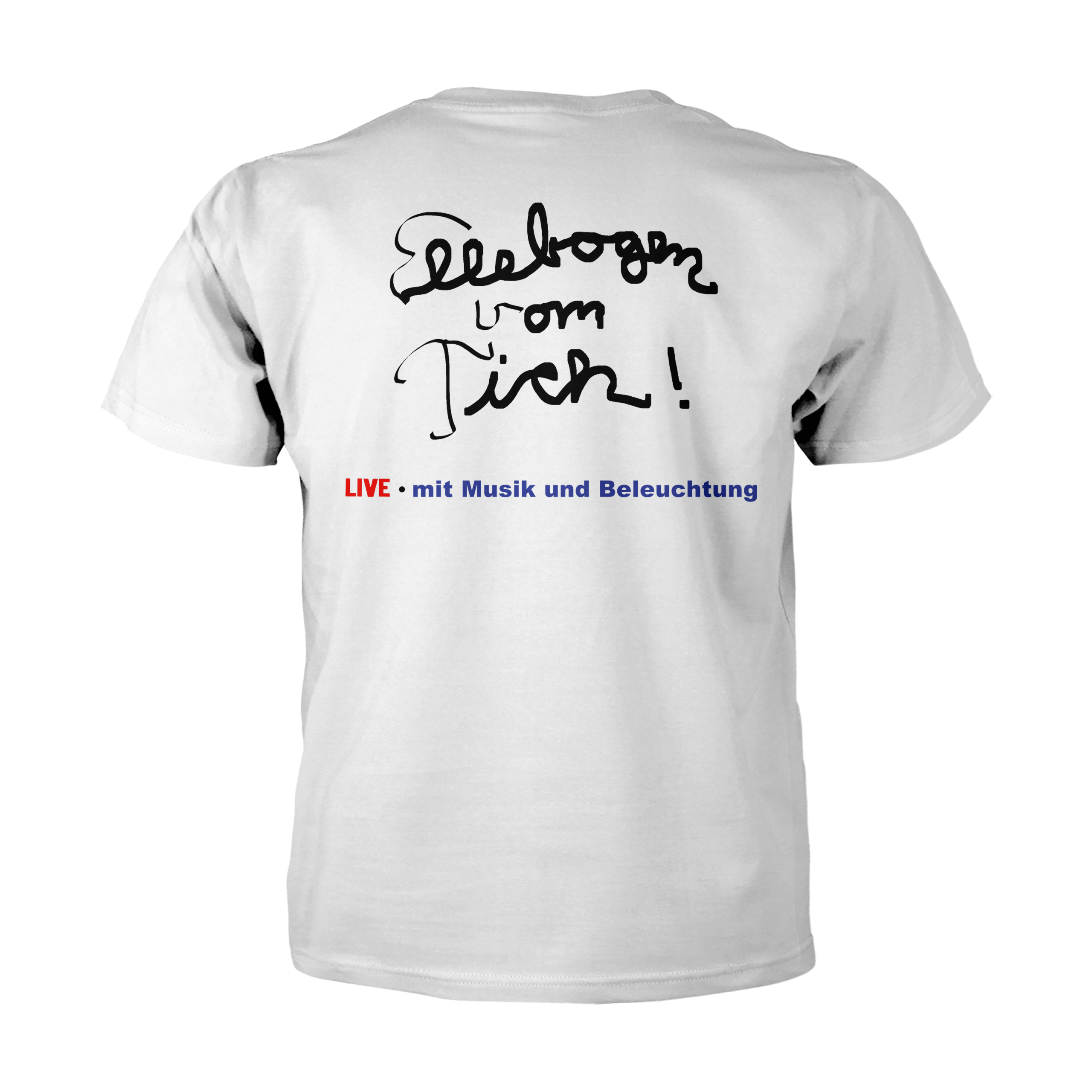 12.02. 2026-NEU - T-SHIRT "ELLEBOGEN VOM TISCH" Tour Shirt 2026 – Bild 3